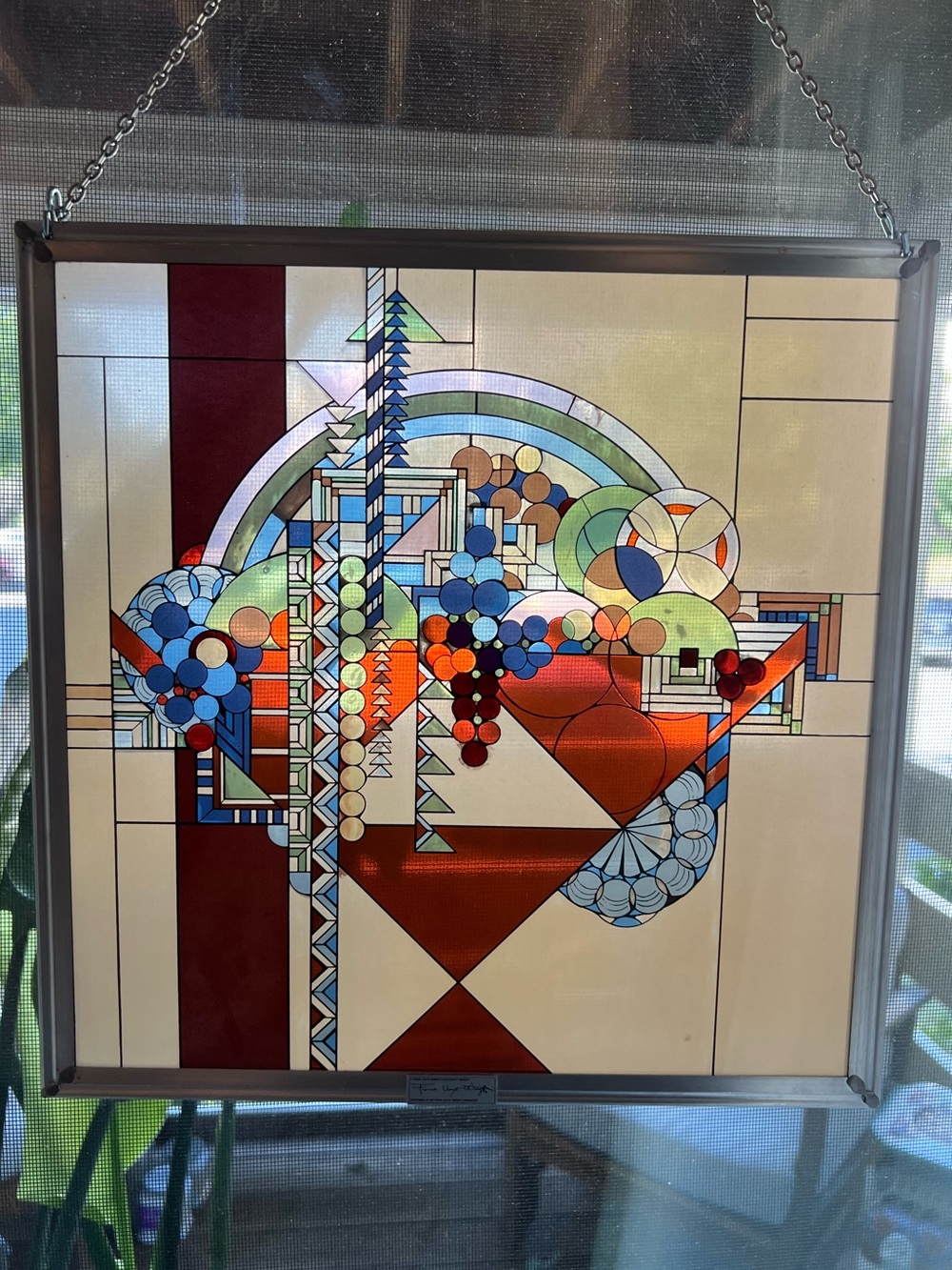 Frank Lloyd Wright Foundation May Basket Art Glass